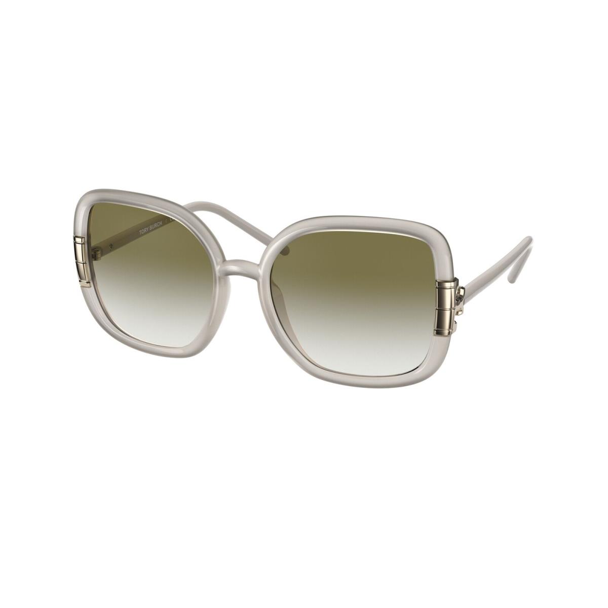 Tory Burch TY9063U 11458E Milky Ivory Olive Gradient 56 mm Women`s Sunglasses