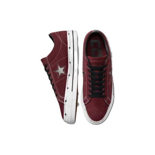 W Converse Cons One Star Pro OX Deep Bordeaux/black/white - A05091C - Deep Bordeaux/Black/White