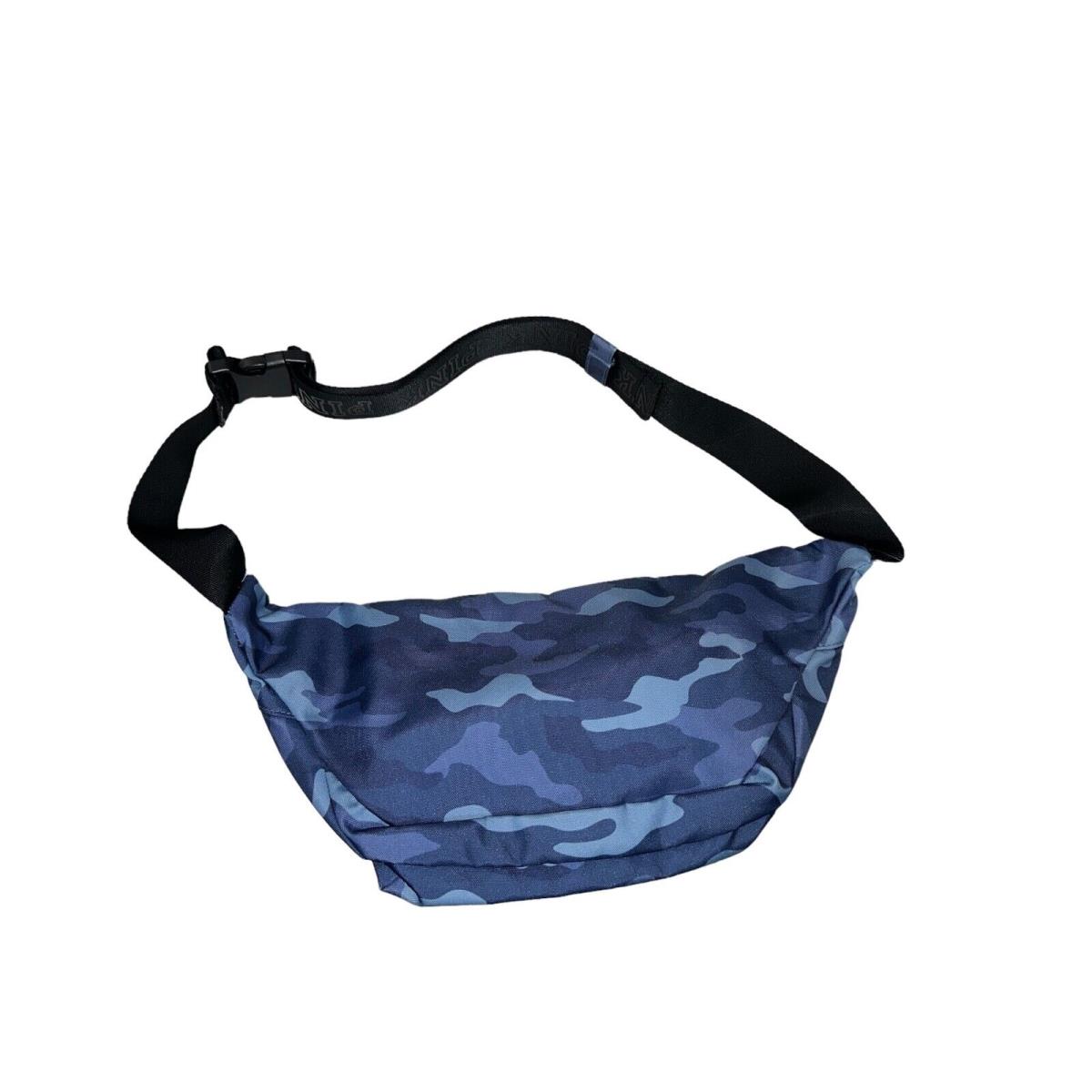 Victoria`s Secret Pink Oversized Belt Bag Fanny Pack Color Blue Camo