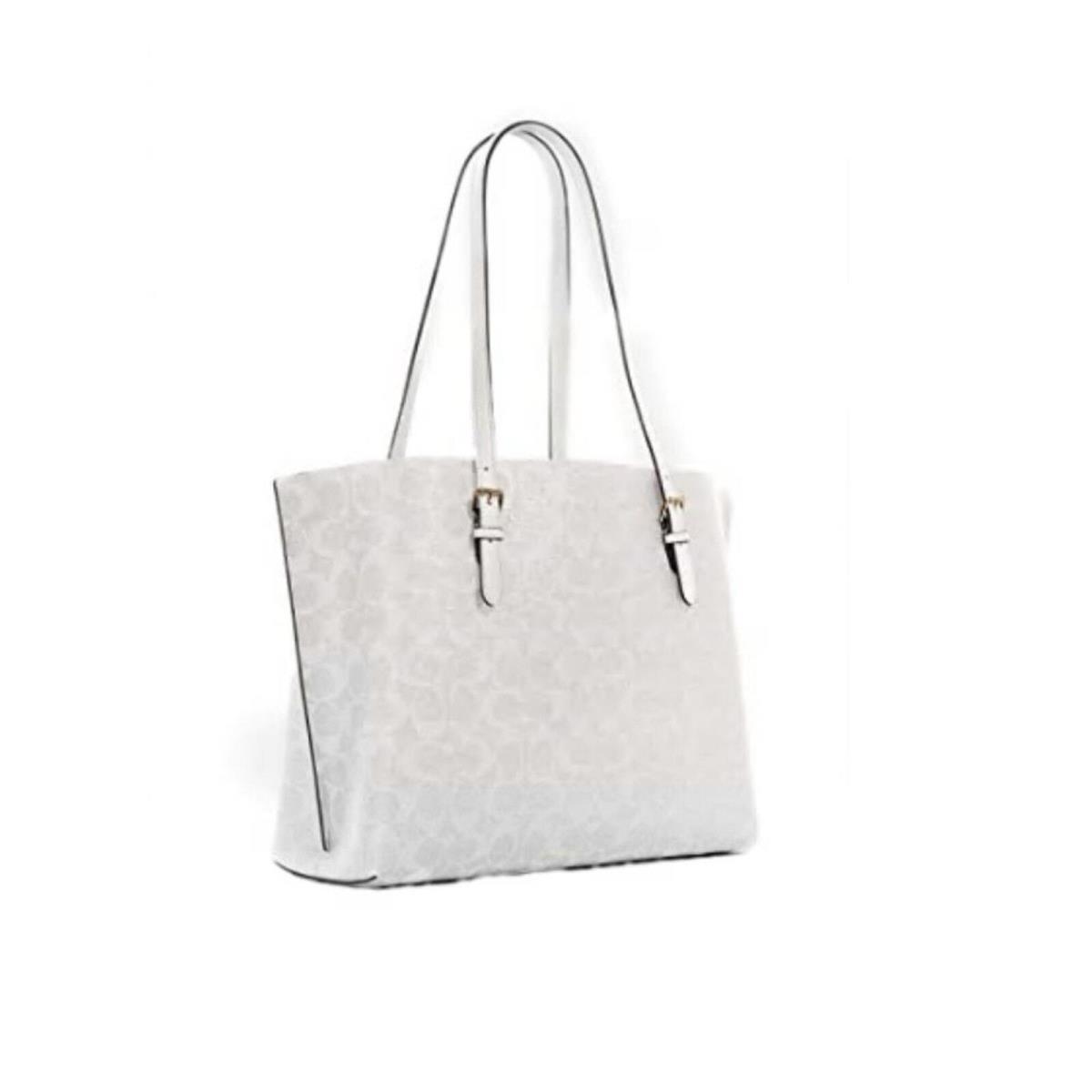 Coach Womens Mollie Tote 25 Im/chalk/glacier White One Size