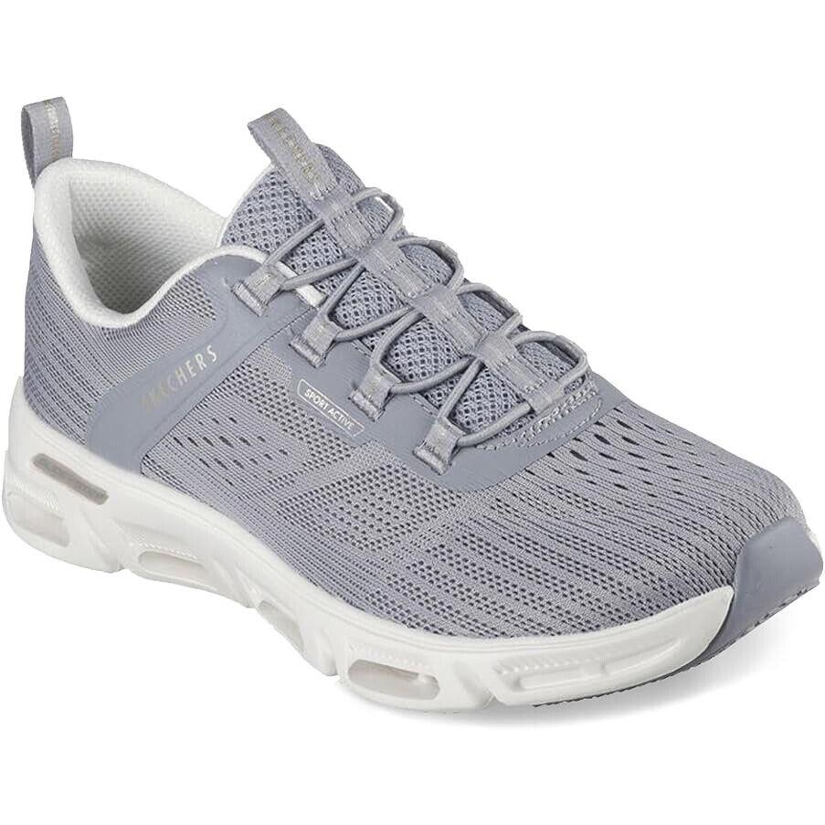 Skechers Womens Glide Step Gratify Renown Walking Shoes 104601/GRY - Gray