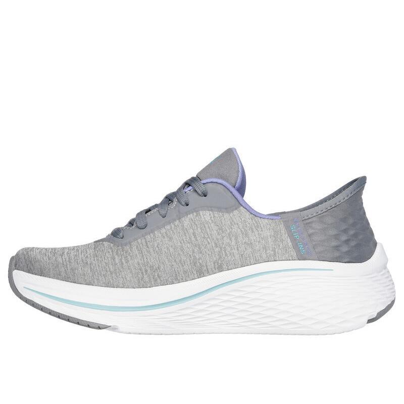 Womens Skechers Slip-ins: Max Cushioning Elite-prevail Gray Blue Mesh Shoes - Gray