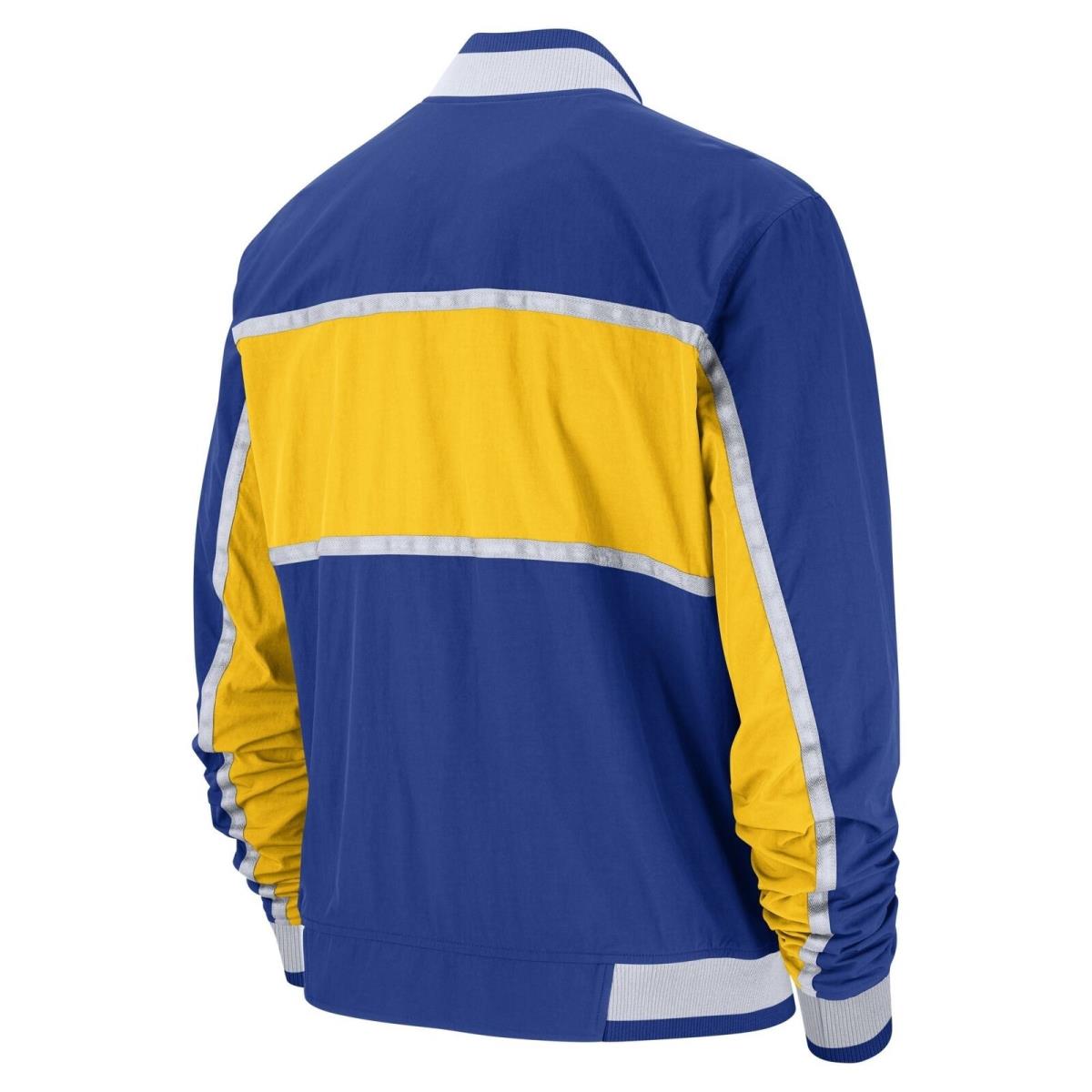 AJ9151-495 Mens Nike Nba Golden State Warriors Courtside Icon Jacket