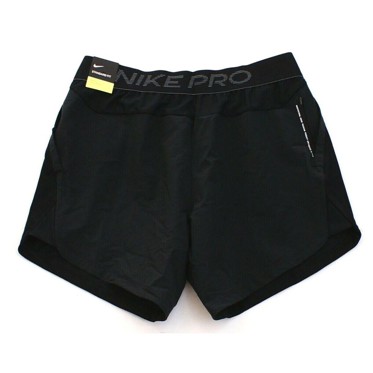 Nike Pro Dri Fit Black Hybrid Athletic 7 Shorts Men`s