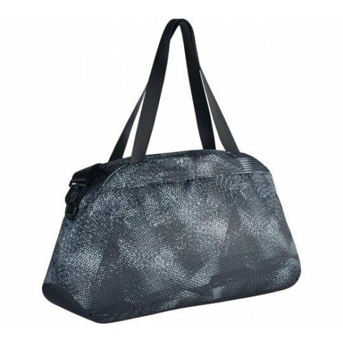 Nike Auralux Print Club Bag Gym Duffel Black Gray BA5282-011 Active