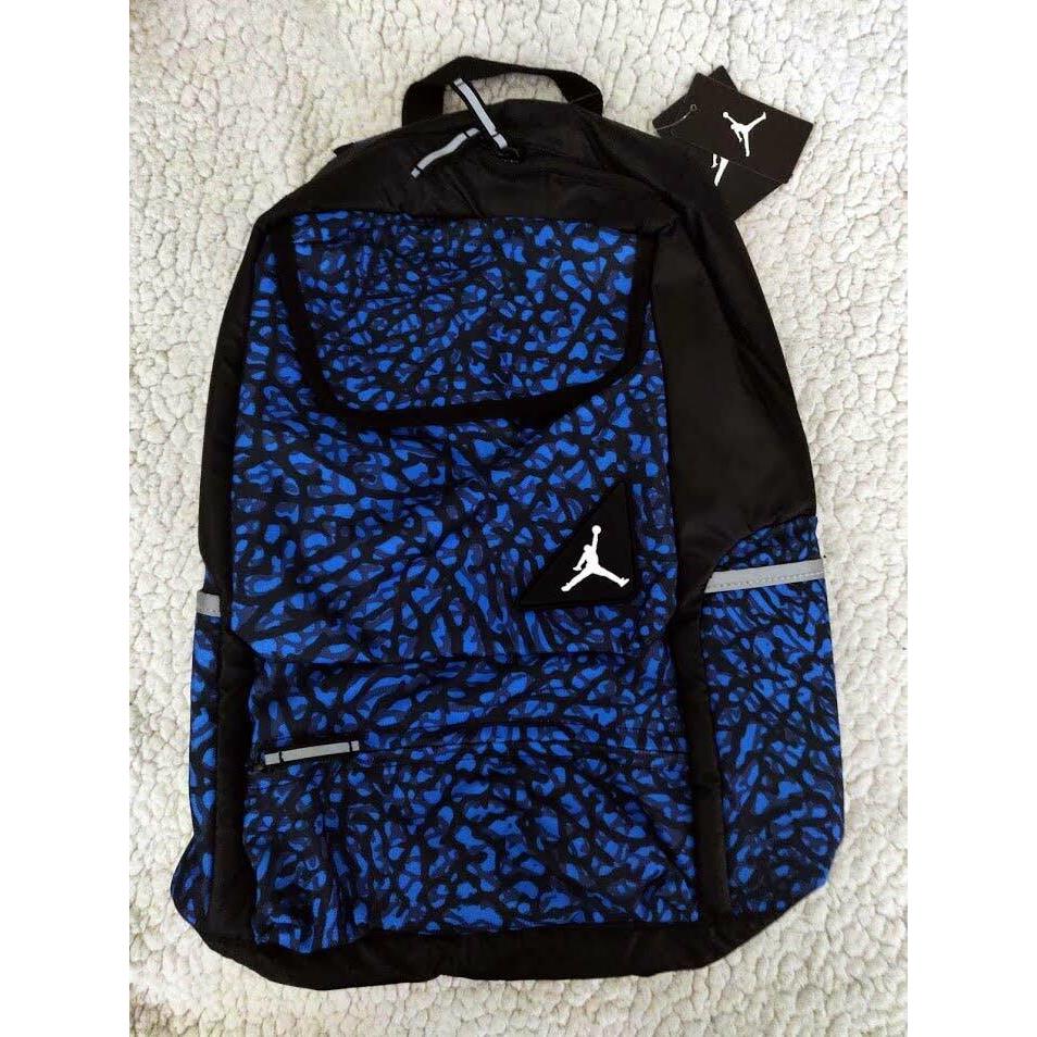 Nike Air Jordan Jumpman Backpack Sling Premium Laptop Black Gym Red Tune Squad 9A1712-U87 Blue