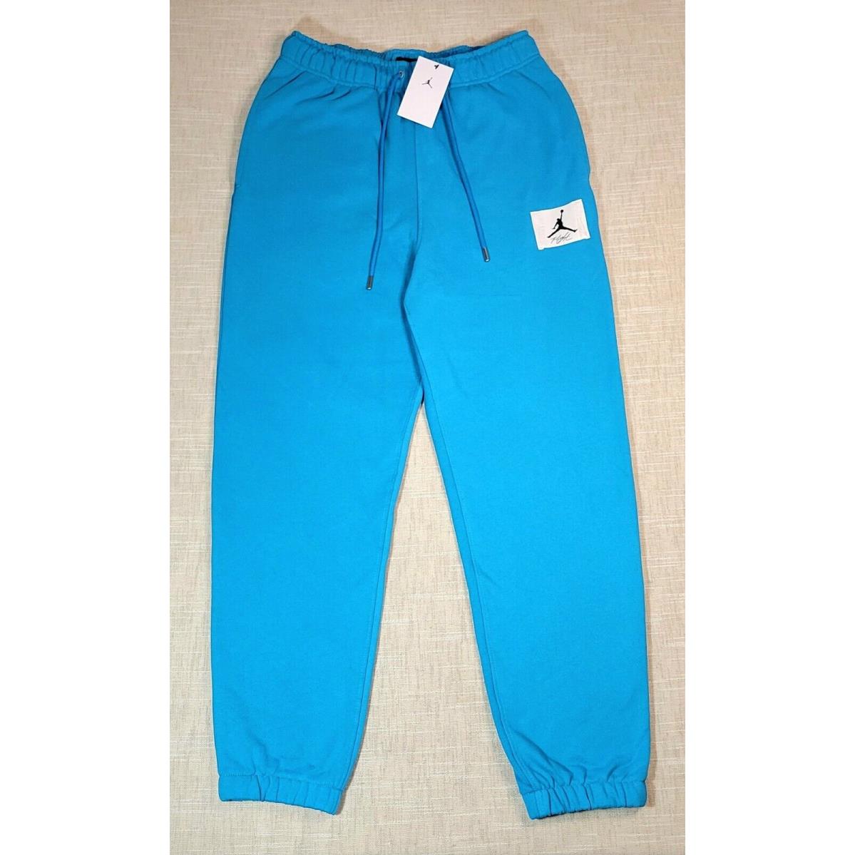 Nike Air Jordan Jogger Pants S M L XL 2XL Men Blue Flight Statement Fleece Taper