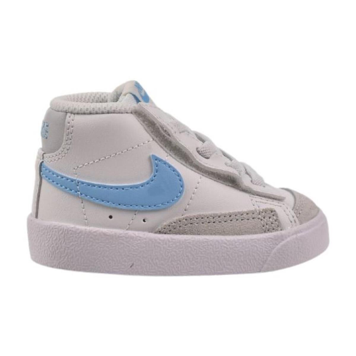 Nike Blazer Mid `77 TD Toddlers` Shoes White-photon Dust-aquarius Blue - White-Photon Dust-Aquarius Blue