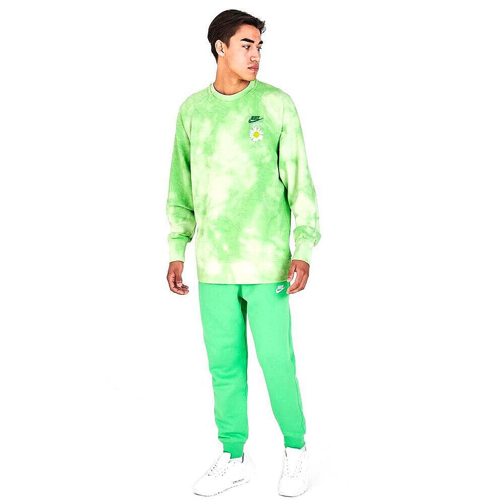 Men`s Nike Vivid Green Sportswear Crewneck Sweatshirt DM5010 332