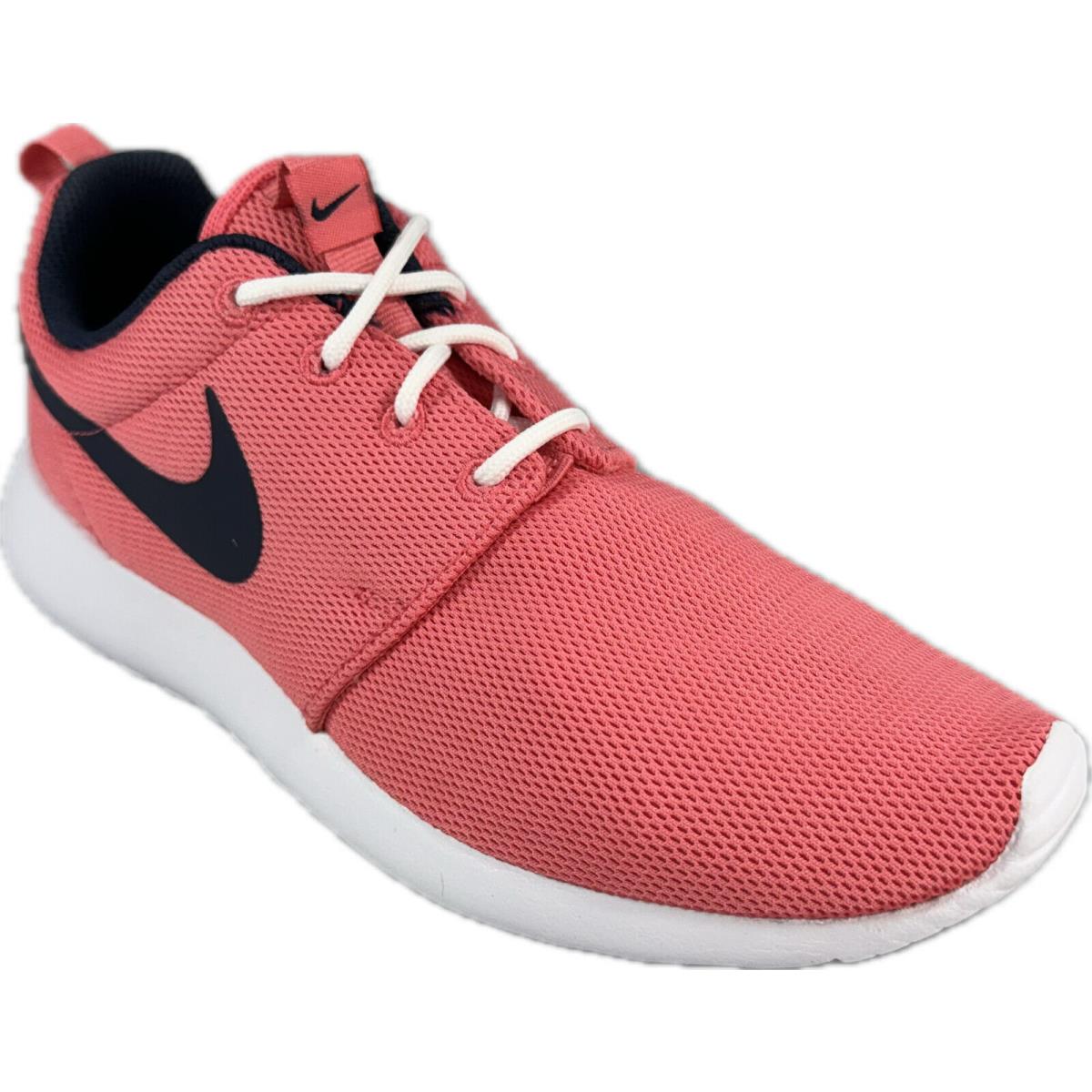 Nike Women`s Roshe One Sea Coral Lightweight Casual Sneaker 844994-801 - Sea Coral/Obsidian-White