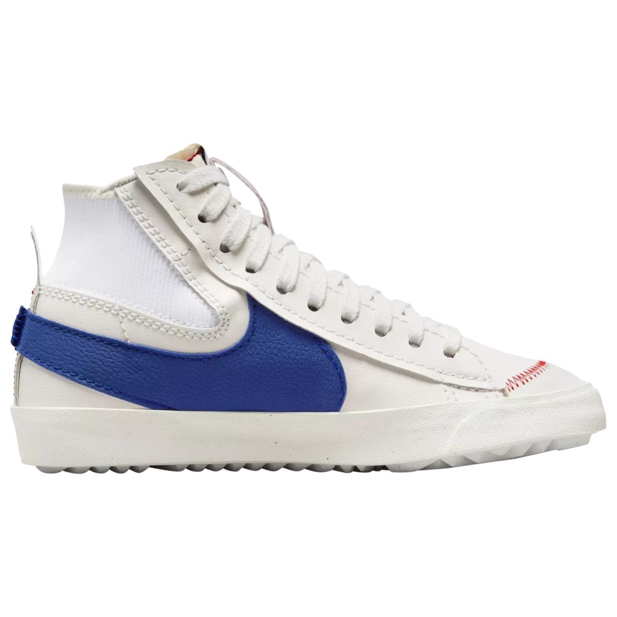 Nike Mens Blazerd Mid `77 Jumbo Fashion Sneakers DR9868 002 - PHANTOM/OLD ROYAL SAIL PHANTOM