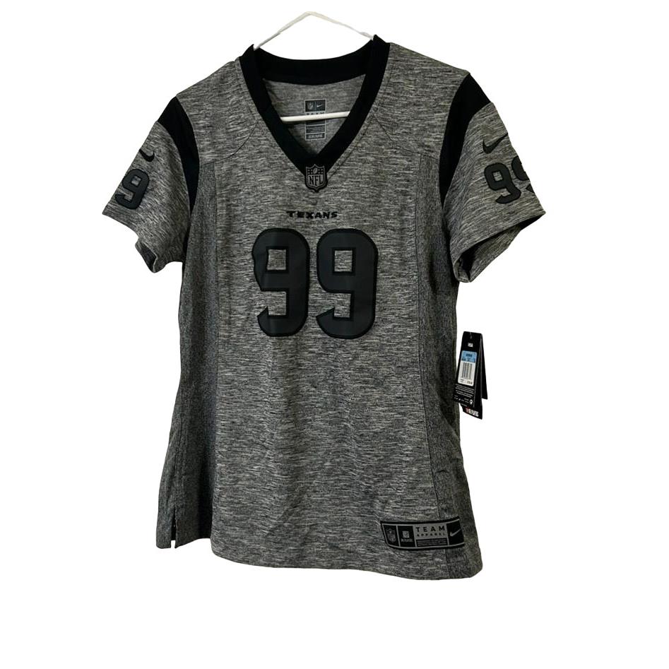 Nike Women`s JJ Watt 99 Houston Texans Gridiron Limited Jersey Gray Adult Medium