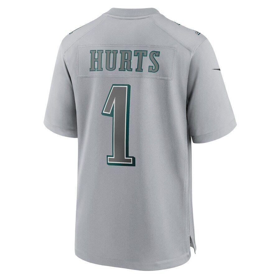 Philadelphia Eagles Jalen Hurts Nike Gray Atmosphere Super Bowl Lvii Game Jersey