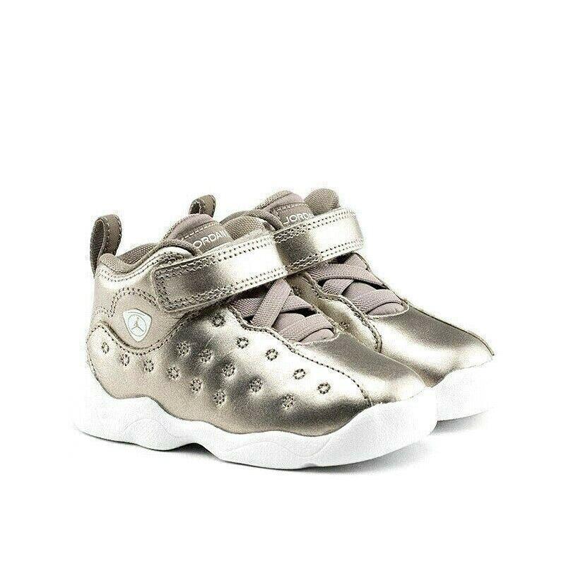 Jordan Jumpman Team II SE Sepia Stone White Toddler Sneakers AV5180 200 - Bronze