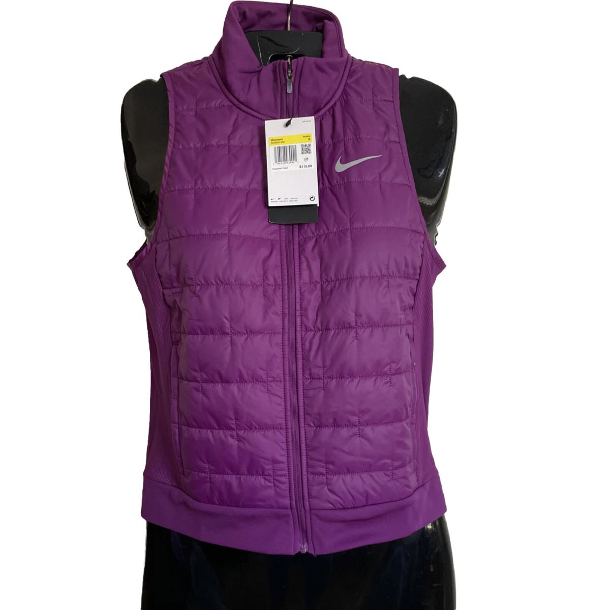 Nike Therma-fit Women`s Synthetic-fill Running Vest DD6084-503 Size M L