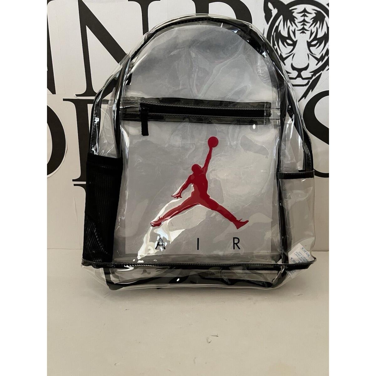 Nike Air Jordan Clear Air Patrol Backpack/stadium Bag Sky White Jumpman - Clear