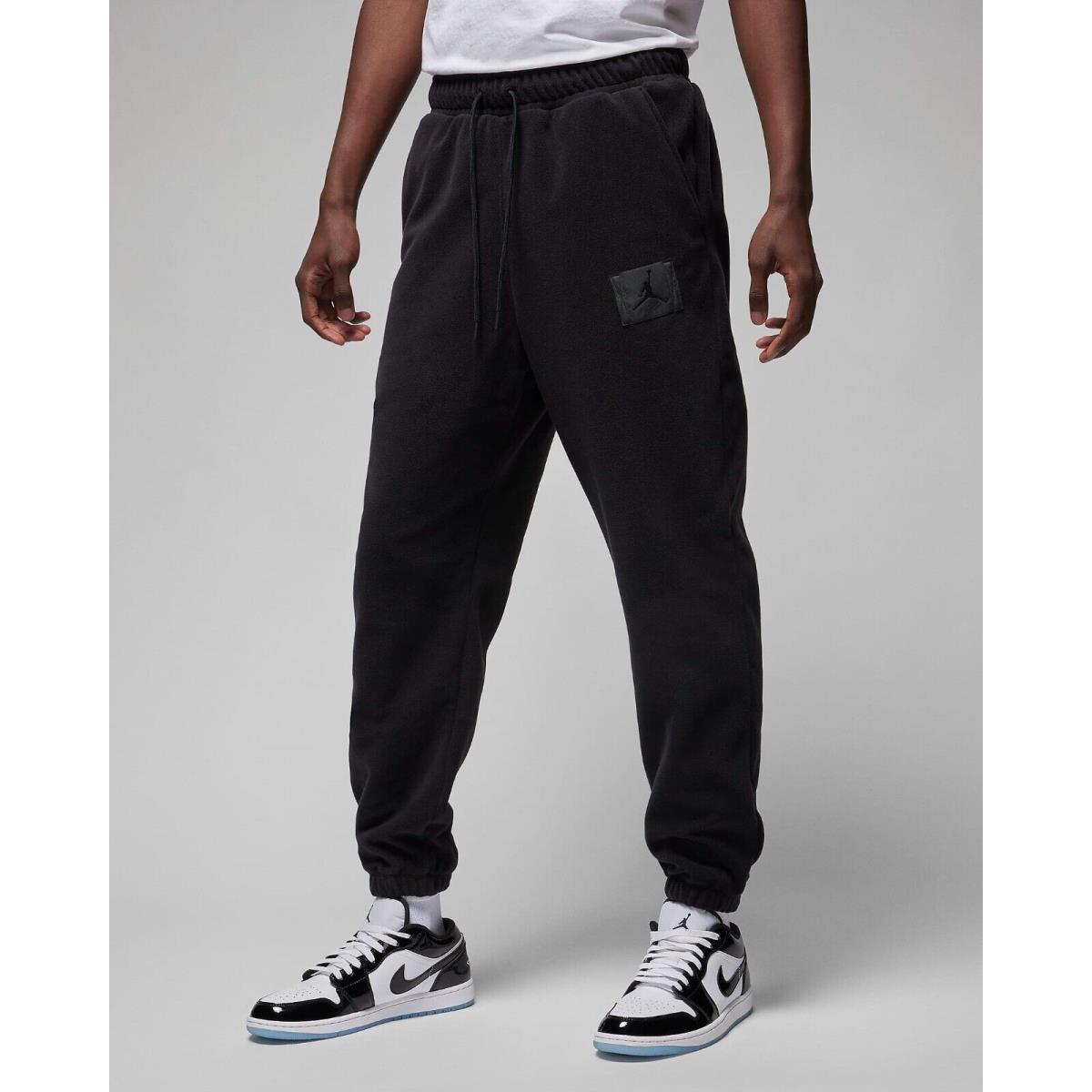 Nike Men`s Air Jordan Essentials Fleece Winter Pants Black FD7531 Xxl