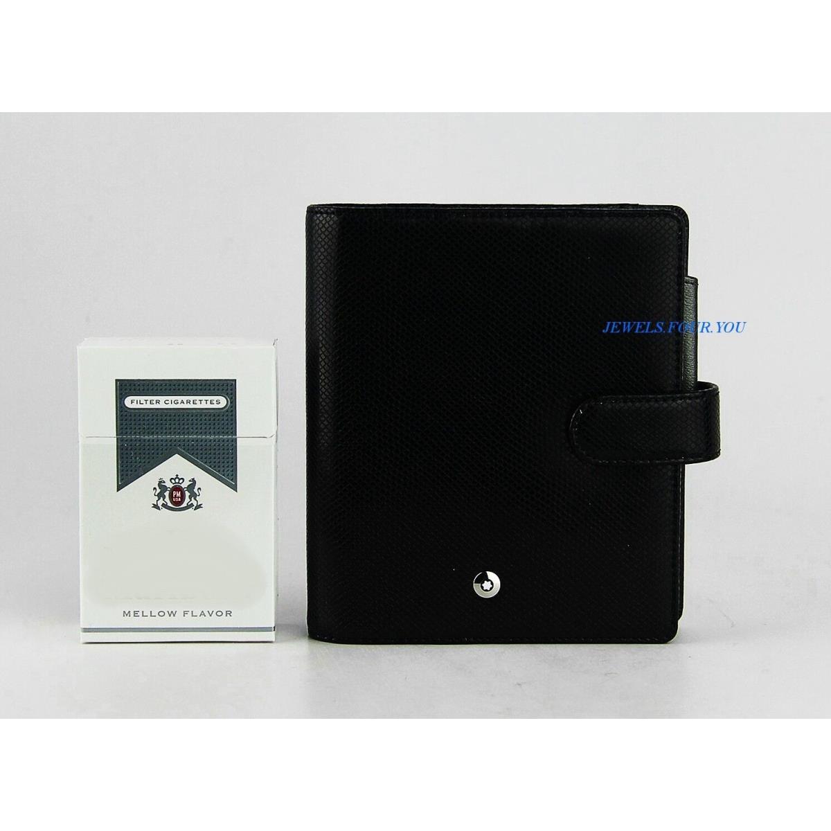 Montblanc Boheme 106788 Pocket Organizer-wallet 4CC Black-pearl Leather Italy