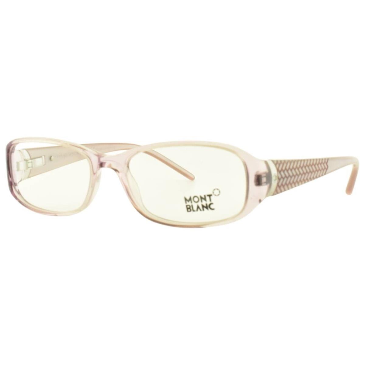 Montblanc MB0303 078 Light Pink Oval Full Rim Unisex Optical Frame