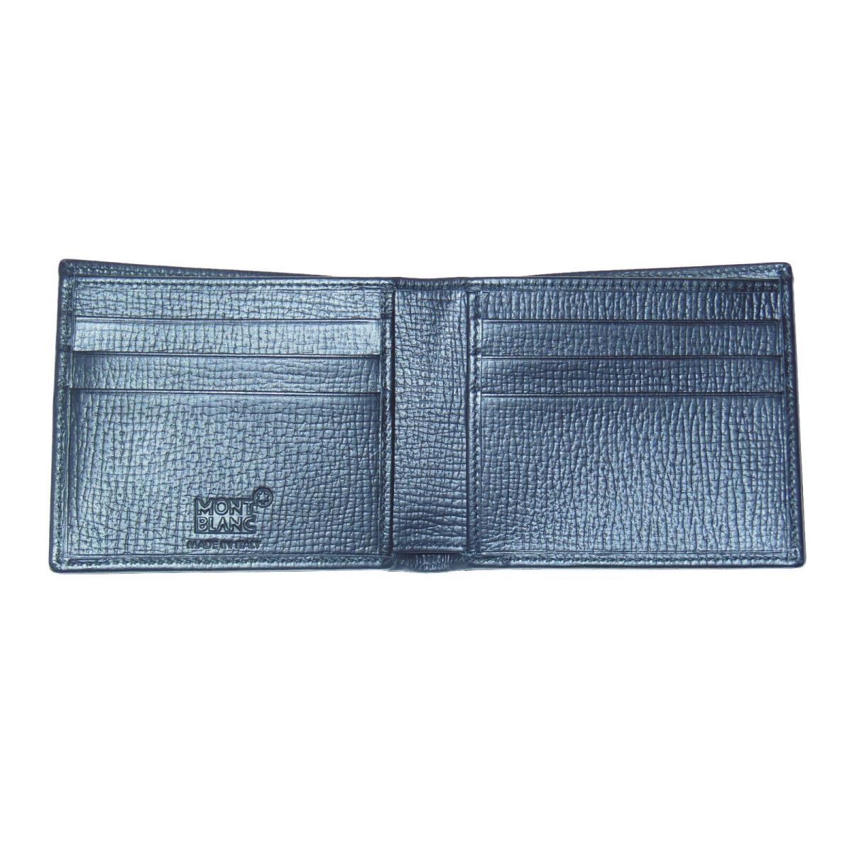 Montblanc Meisterstuck Selection Black Textured 6CC Leather Wallet 114899
