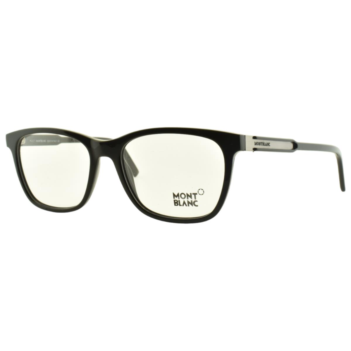 Montblanc MB0631 001 Black Horn Full Rim Unisex Optical Frame