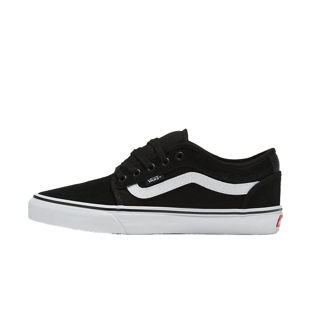 Vans Chukka Low Sidestripe Sneakers Black/black/white Skate Shoes