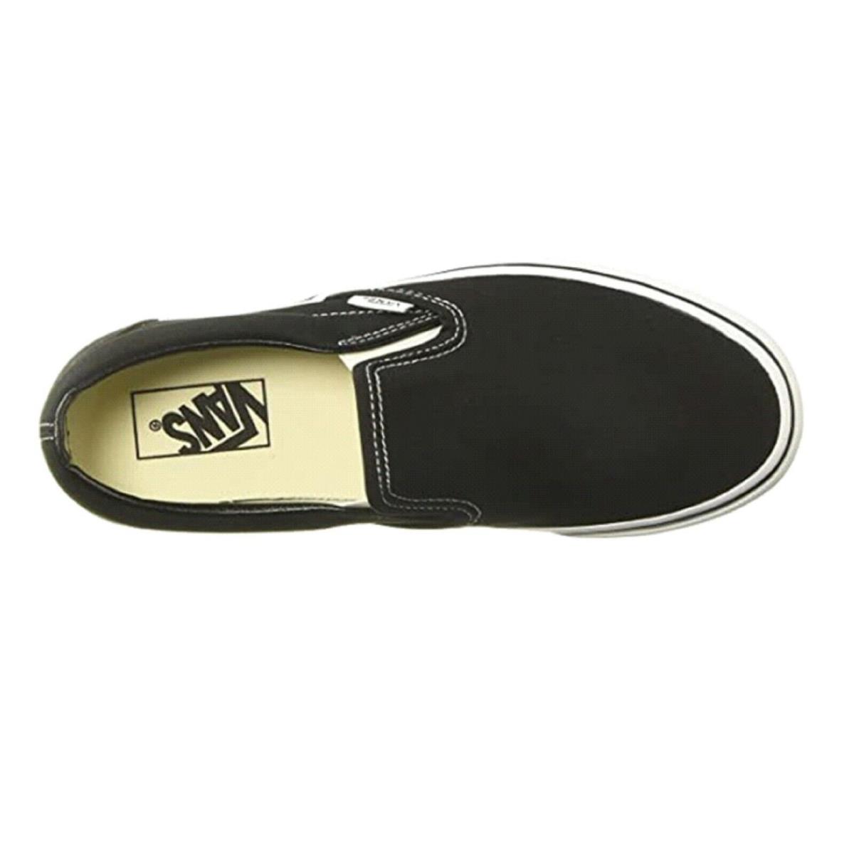 Vans Classic Slip-on Unisex Adult Sneakers Black/White