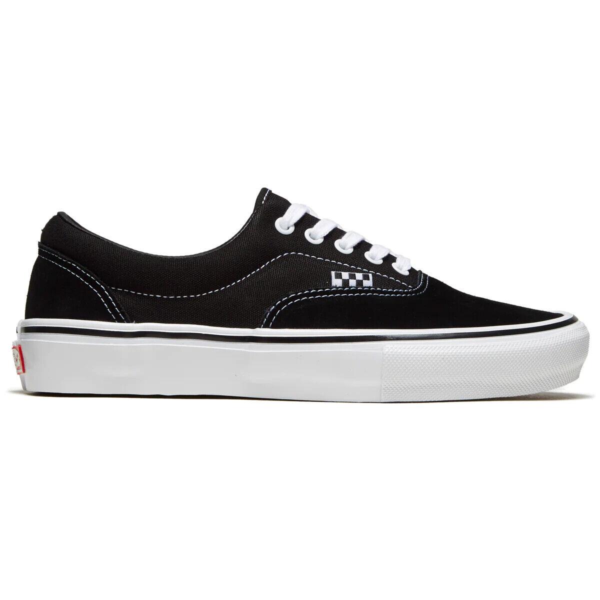 W Vans Skate Era Skate Boarding Casual Shoes Black White VN0A5FC9Y28