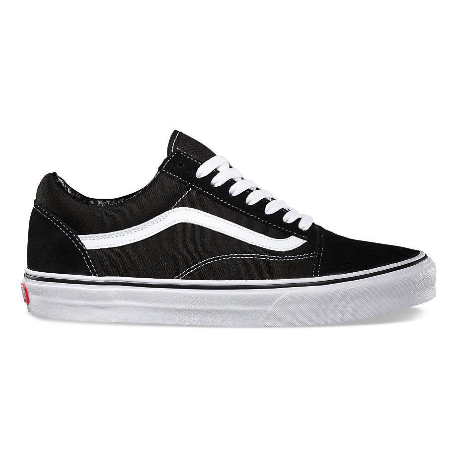 Vans Old Skool Black Skateboarding Shoes Classic Canvas/suede