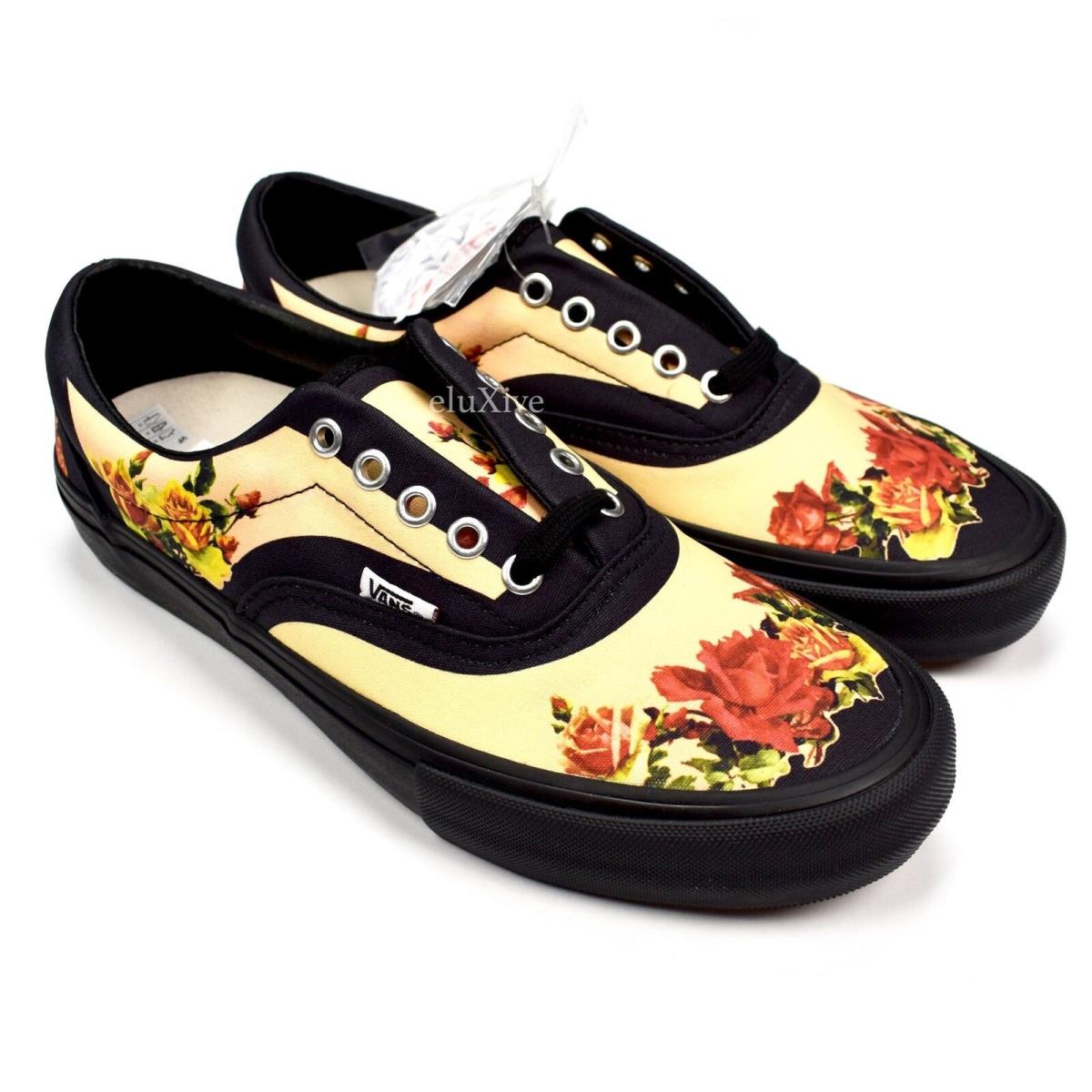 Supreme Jean Paul Gaultier Jpg Vans Era Pro Men`s Floral Sneakers 8.5 SS19