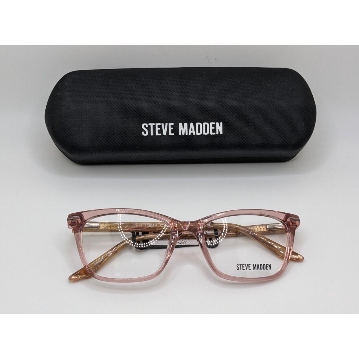 Steve Madden Shantti Rose Crystal Tortoise 51/17/135 Eyeglasses Frames Lenses