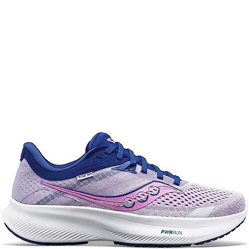 Saucony Women`s Ride 16 Sneaker Mauve/indigo 5