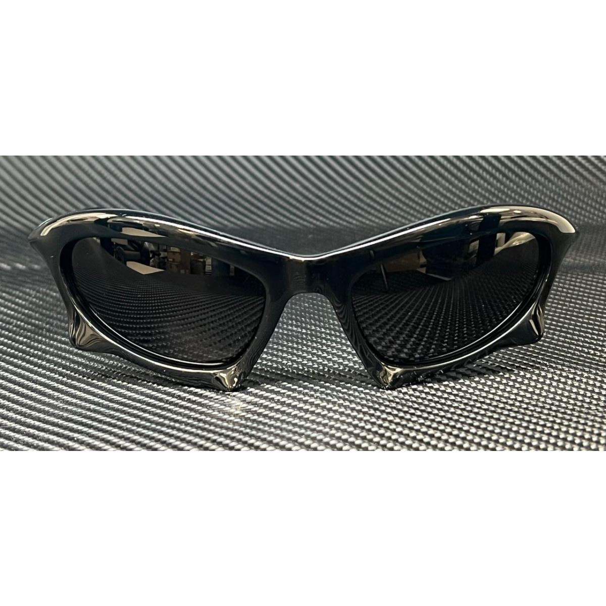 Balenciaga BB0229S 001 Black Grey 59 mm Men`s XL Size Sunglasses