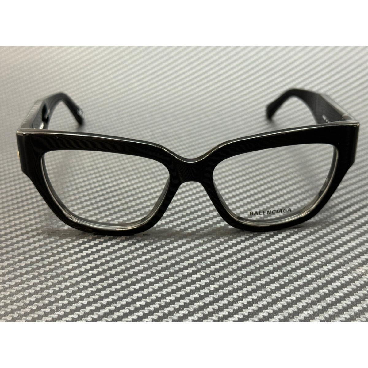 Balenciaga BB0326O 001 Black Women`s 53 mm Small Eyeglases