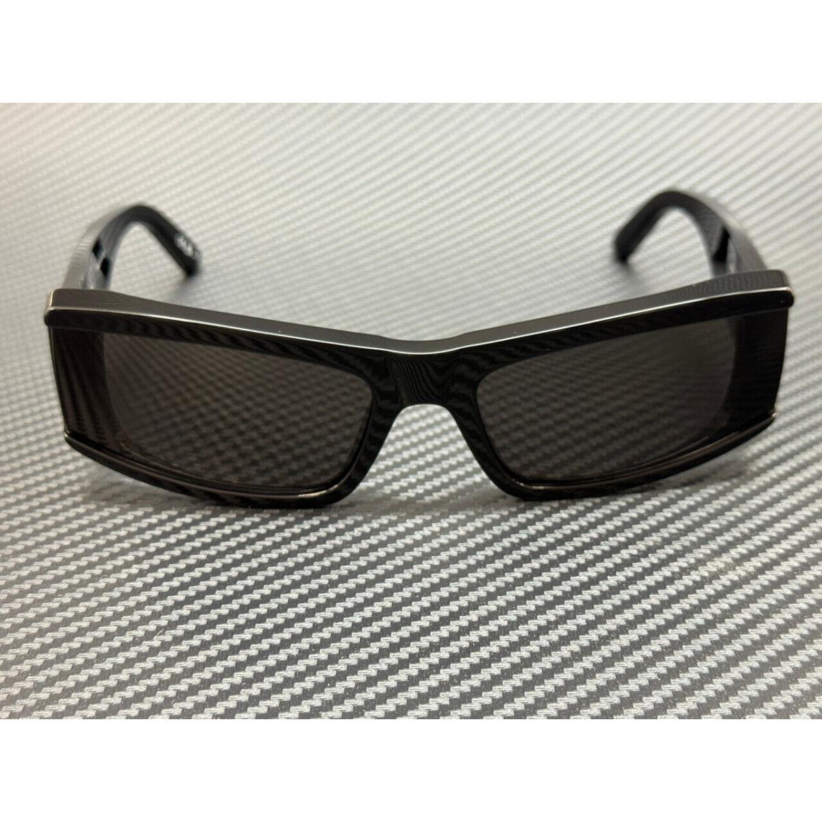 Balenciaga BB0301S 001 Black Grey Unisex 66 mm Large Sunglasses