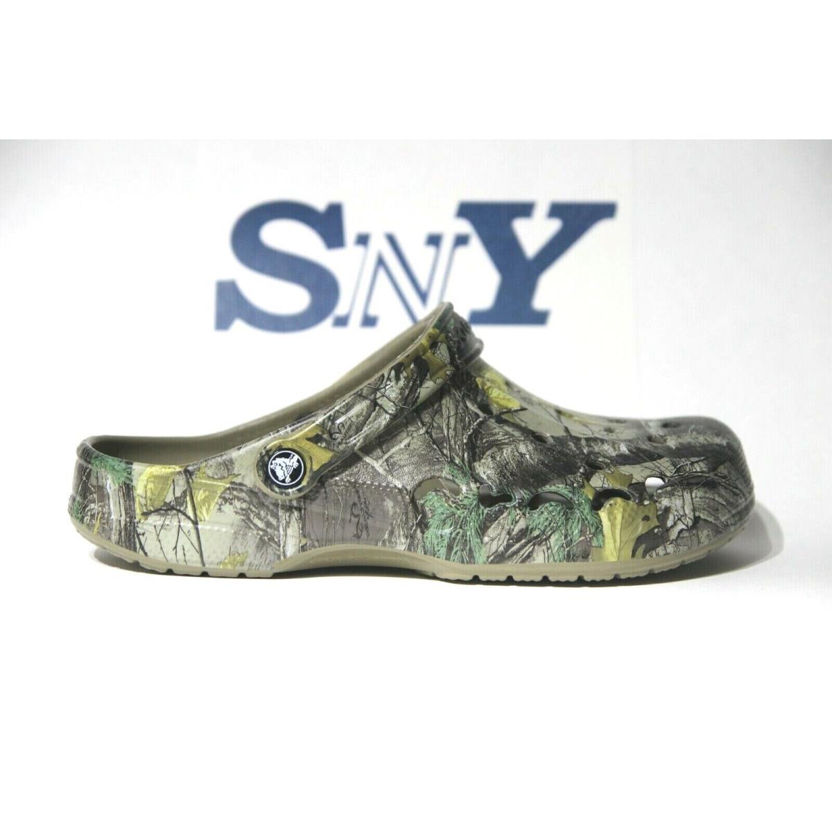 Crocs Classic Realtree Camo Clog Lightweight Breathable Men`s Size Baya