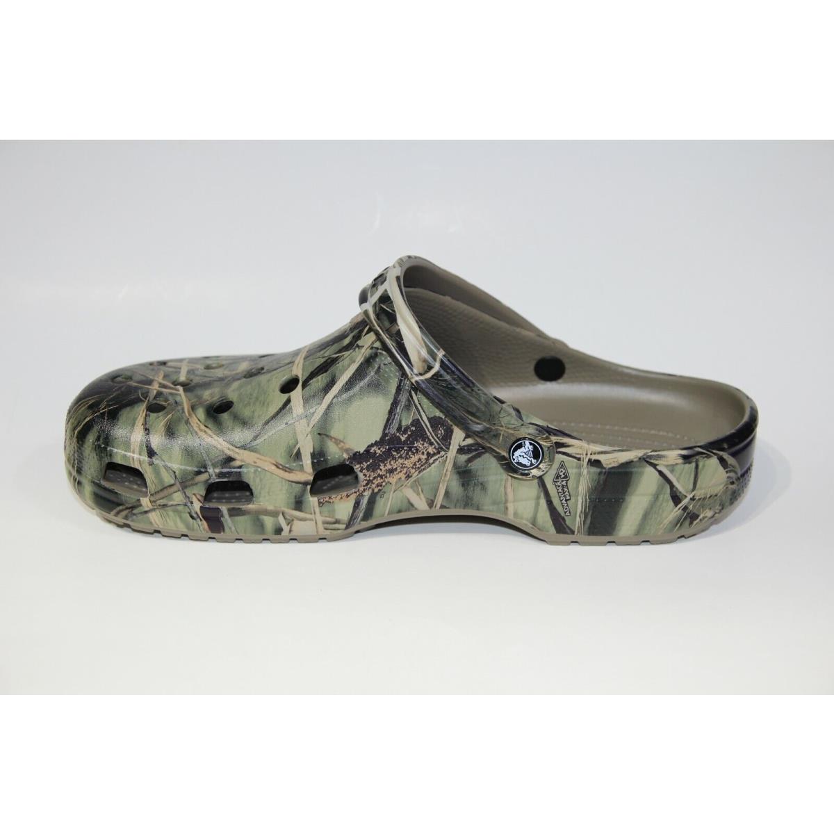 Crocs Classic Realtree Camo Clog Lightweight Breathable Men`s Size Realtree V2