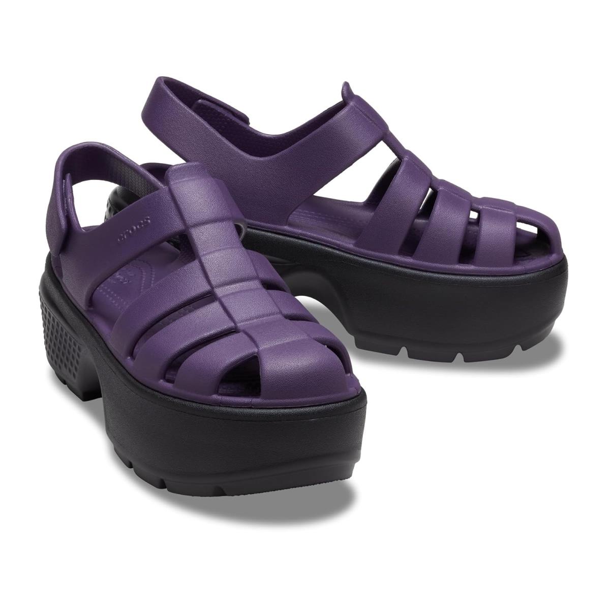 Unisex Sandals Crocs Stomp Fisherman Sandal Dark Iris