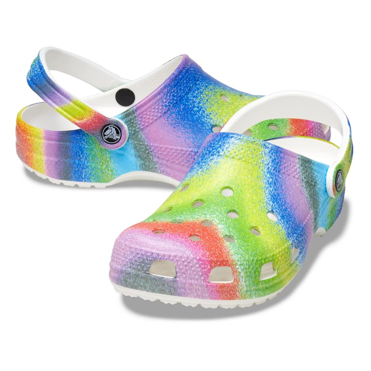 Unisex Clogs Crocs Classic Tie-dye Graphic Clog