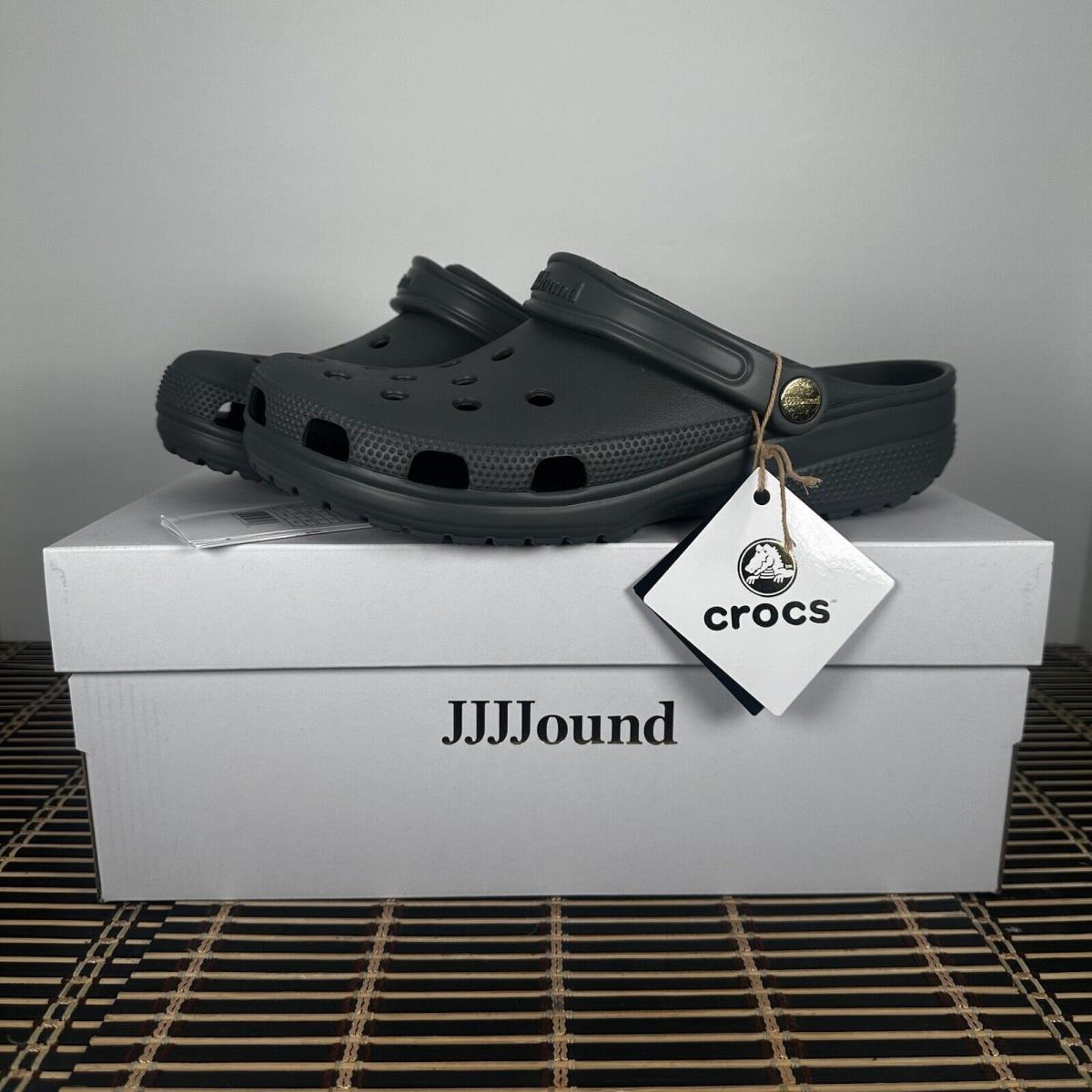 Jjjjound X Crocs Classic Clog Slate Grey M s 9/W s 11 Outdoors