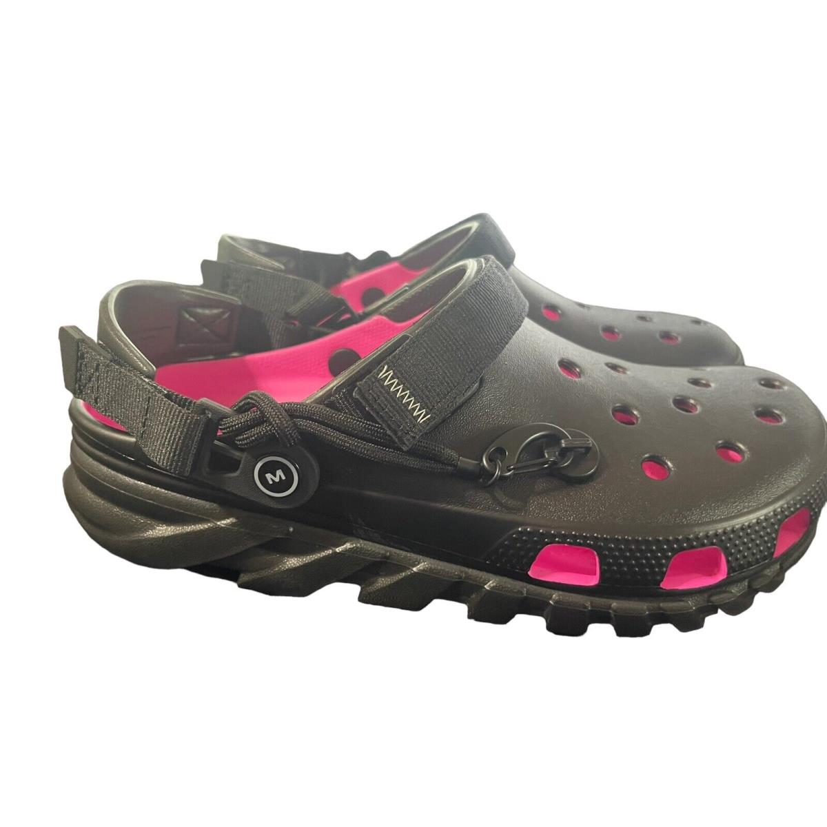 Crocs Duet Max 2 Post Malone Black Posty CO Pink 207268001 Men 10/W12NWT