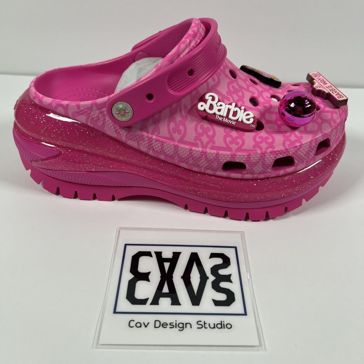 Crocs x Barbie The Movie Mega Crush Clog Pink - Size 10W/8M