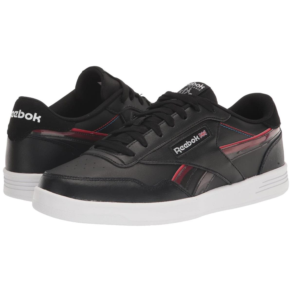 100047640/GZ5004 Mens Reebok Reebok Club Memt - Cblack/Ftwwht/Vecred