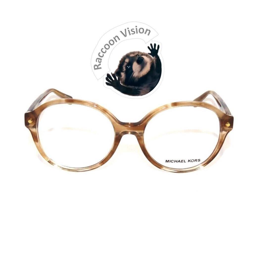 Michael Kors MK 4041 3235 Kat Brown Horn Eyeglasses 51-17-135 MM