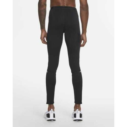 Nike Shield Tech Mens Running Tights Black Size 2XL Xxl Reflective CU6077-010