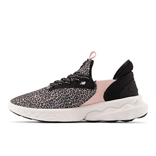 New Balance Women`s Fresh Foam Roav Elite V1 Running Shoe Black/Pink Haze