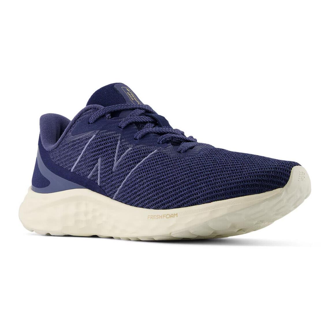 New Mens New Balance Fresh Foam Arishi V4 Sneaker Navy Mesh Shoes - Blue