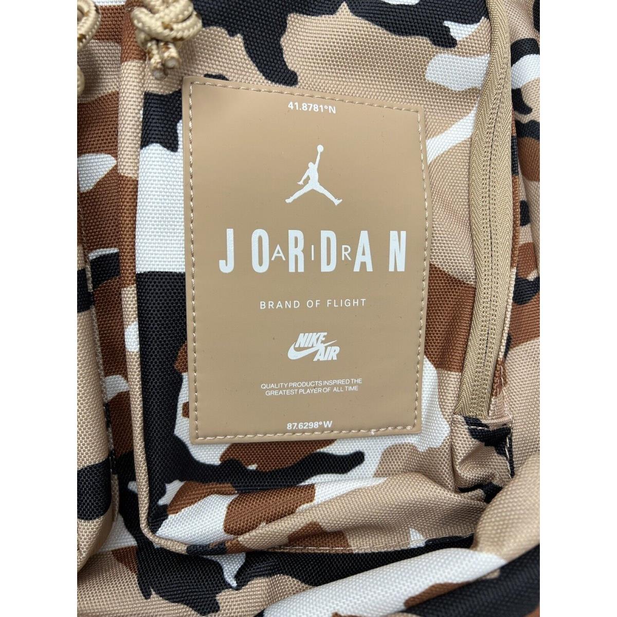 Nike Air Jordan Hesi Backpack Limited Release Sand Camo 15 Laptop Bag