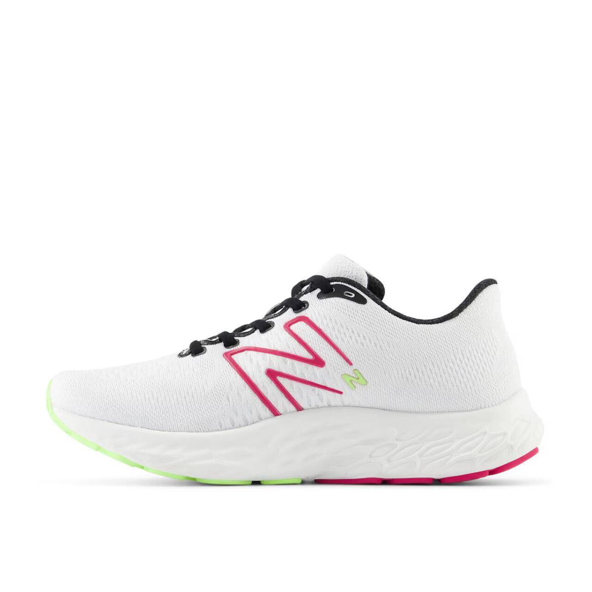 New Womens New Balance Fresh Foam X Evoz V3 White Knit Running Shoes - White