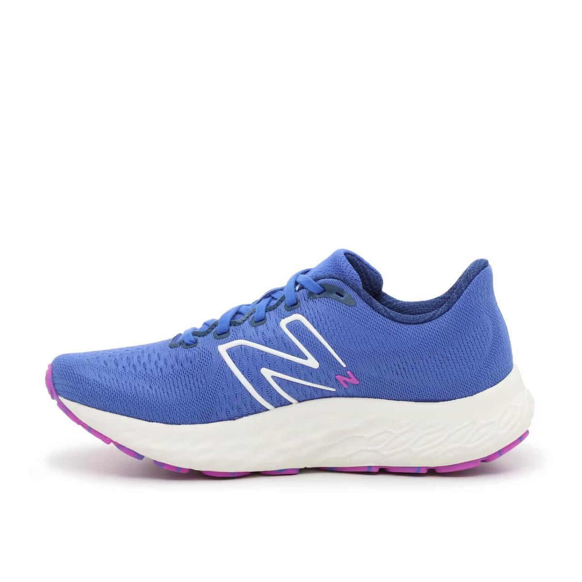 New Womens New Balance Fresh Foam X Evoz V3 Blue Mesh Running Shoes - Blue